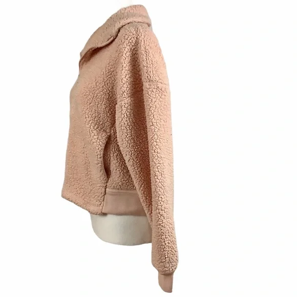 CHAMPION C9 Fuzzy Peach Fleece 1/4 Zip Top SZ-XS - Picture 3 of 9